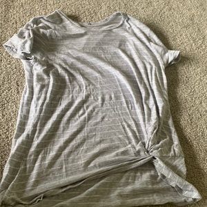 Time and Tru - Gray with White stripes - S